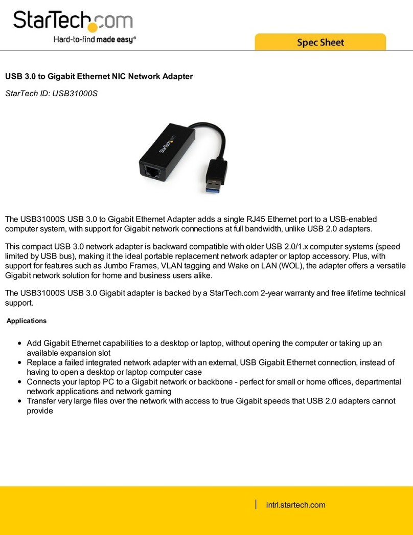 StarTech.com USB31000S System manual