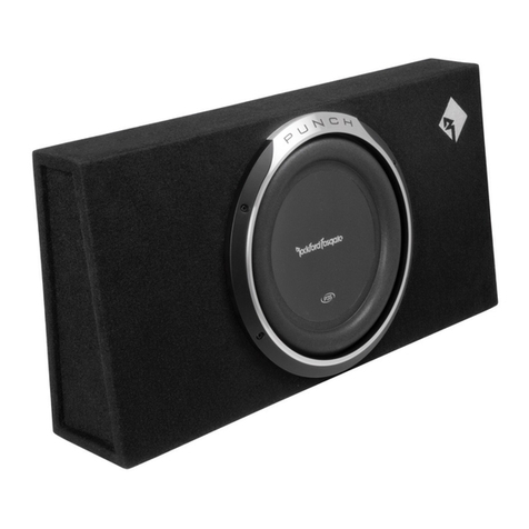Rockford Fosgate Punch P3L Original operating instructions