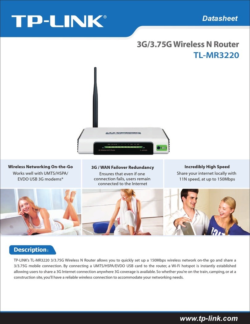 TP-Link TL-MR3220 datasheet
