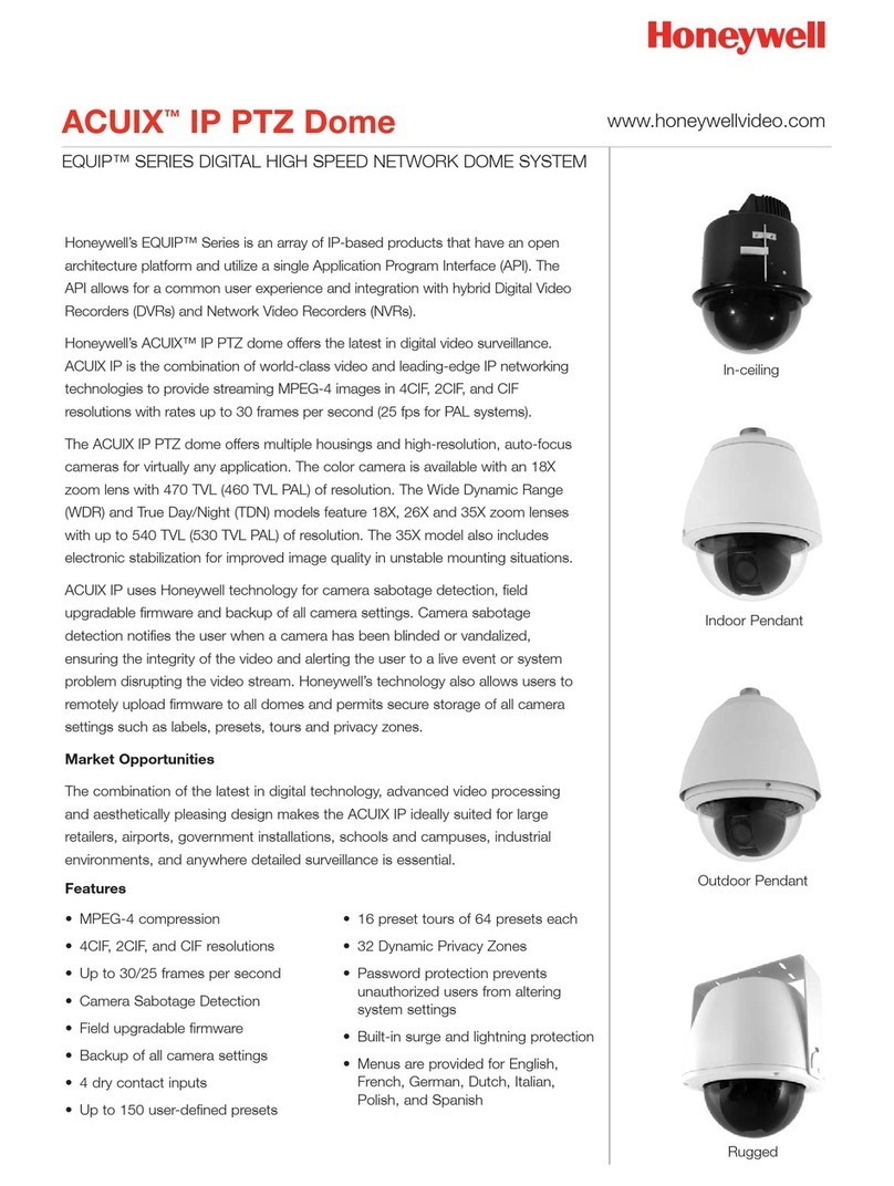 Honeywell ACUIX Equip series Specifications