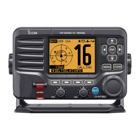 Icom IC-M506 User manual