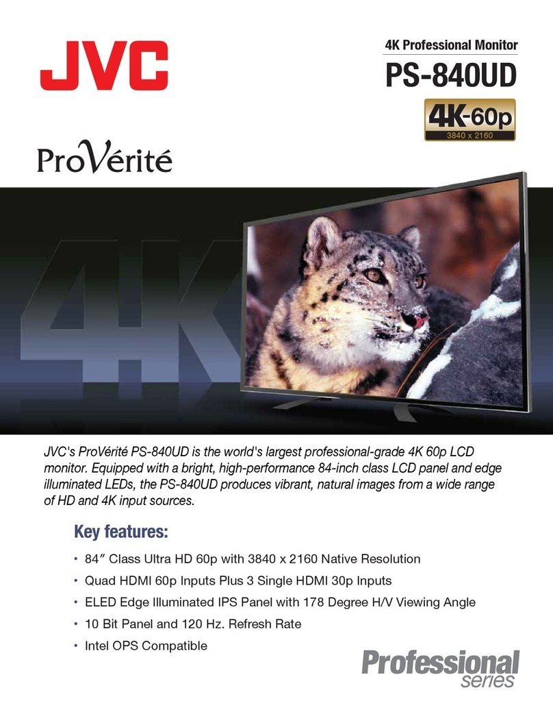JVC ProVerite PS-840UD User manual