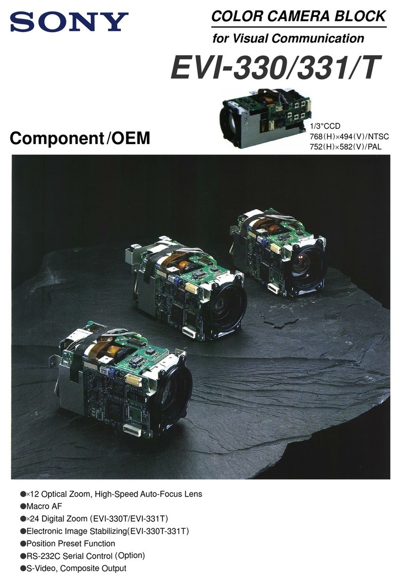 Sony EVI-330 User manual