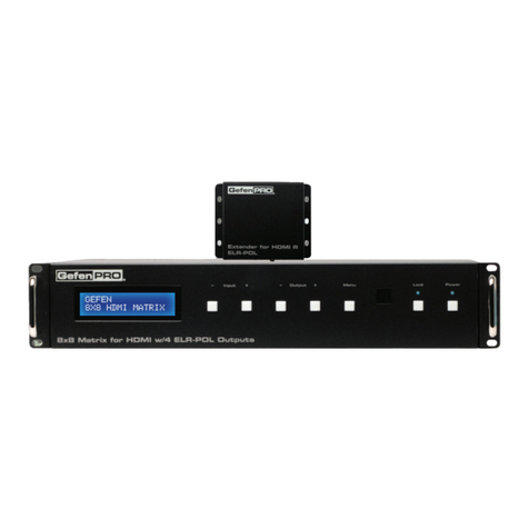 Gefen GEF-HDFST-848-4ELR User manual
