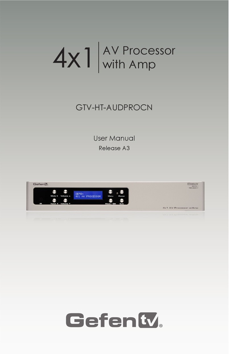 Gefen GTV-HT-AUDPROCN user manual