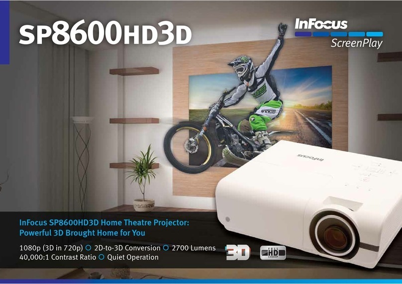 InFocus sp8600hd3d User manual