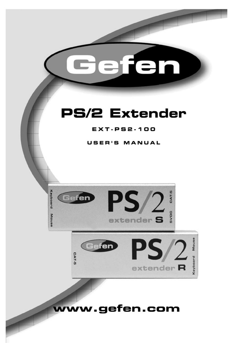 Gefen EXT-PS2-100 User manual