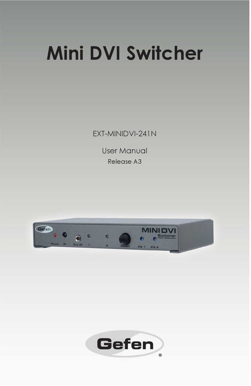 Gefen EXT-MINIDVI-241N User manual Gefen EXT-MINIDVI-241N User manual