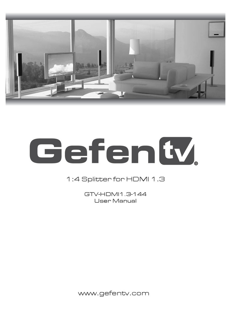Gefen GTV-HDMI1.3-144 user manual