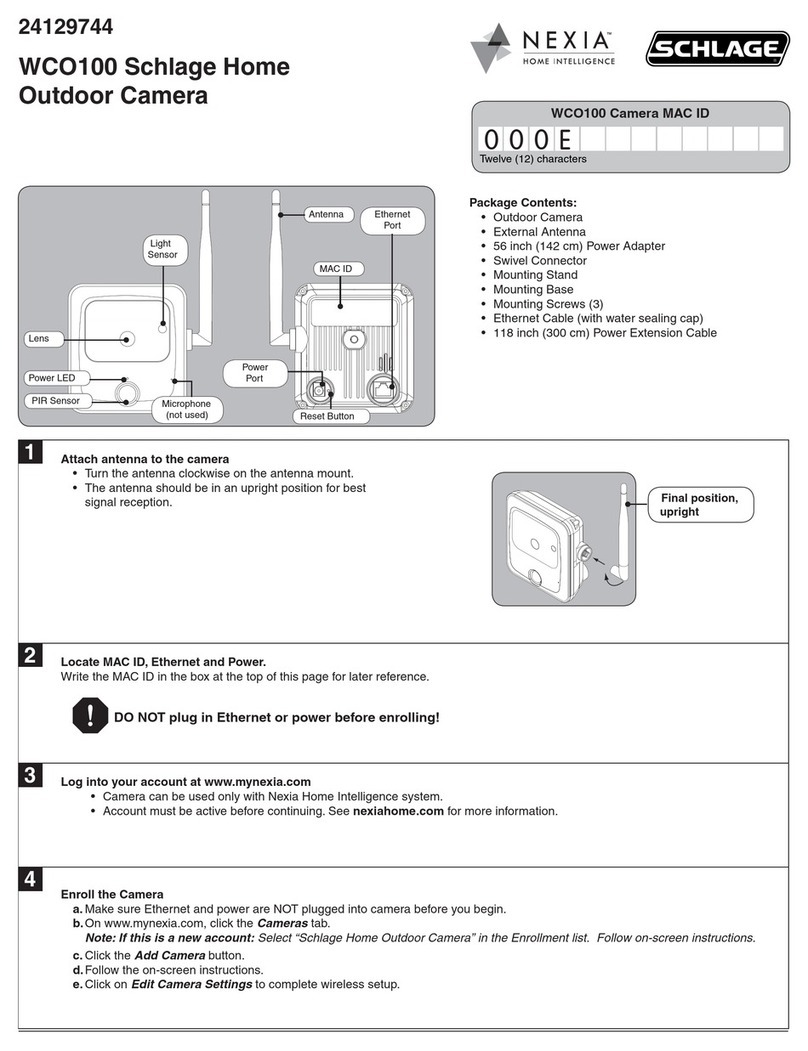 Schlage WCO100 quick guide