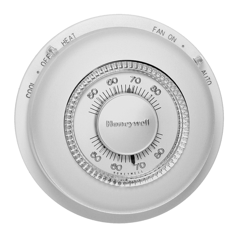 Honeywell T87F User manual