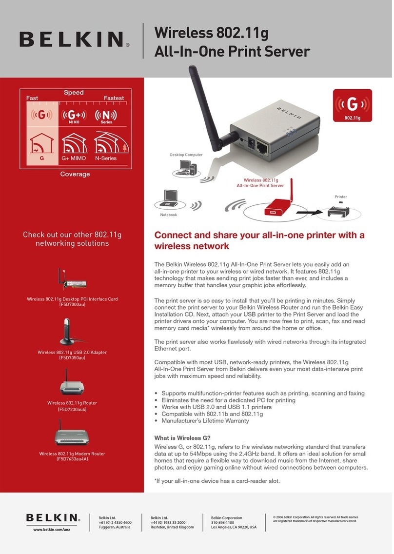 Belkin F1UP0002au User manual