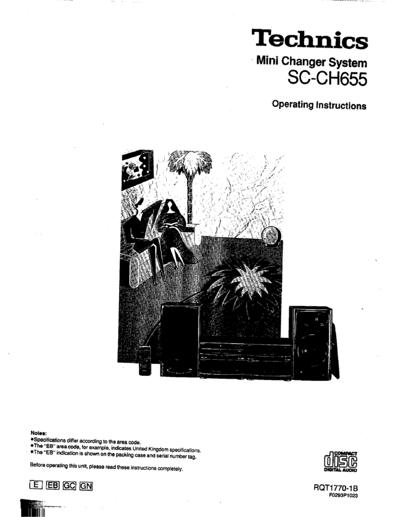 Technics SC-CH655 User manual
