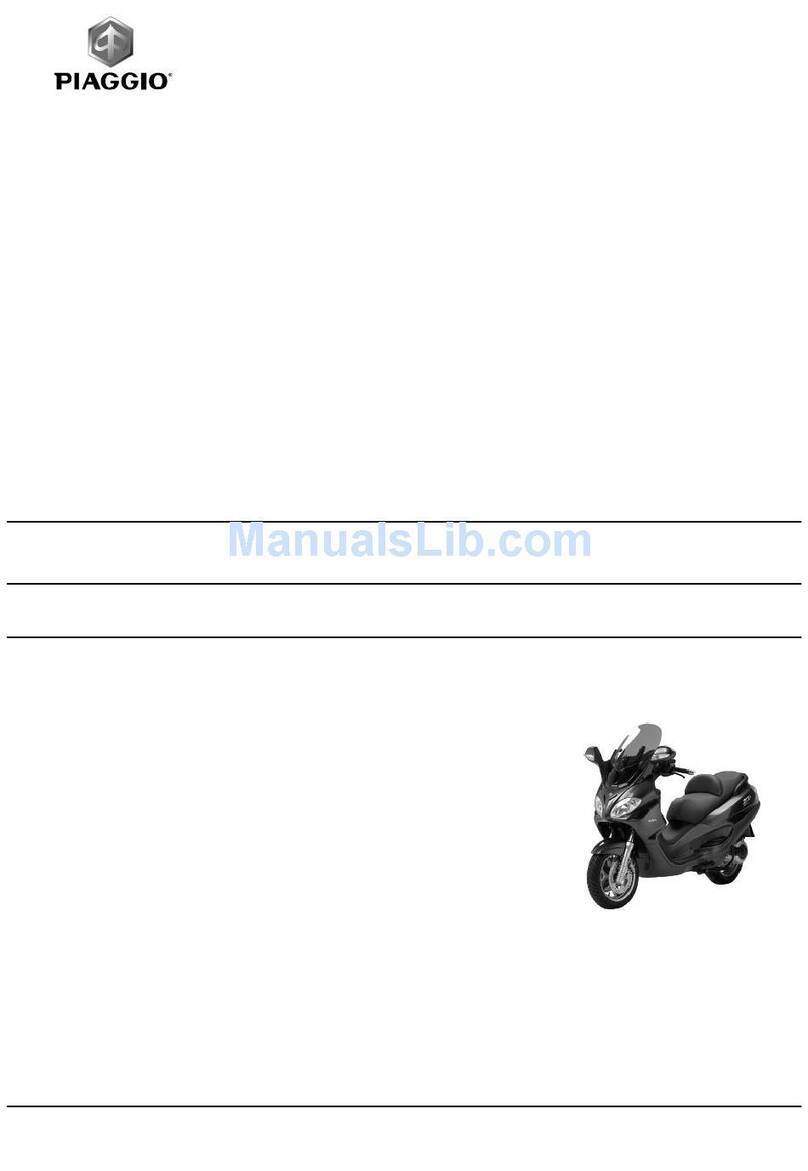 PIAGGIO X9 Evolution 500 Instruction manual