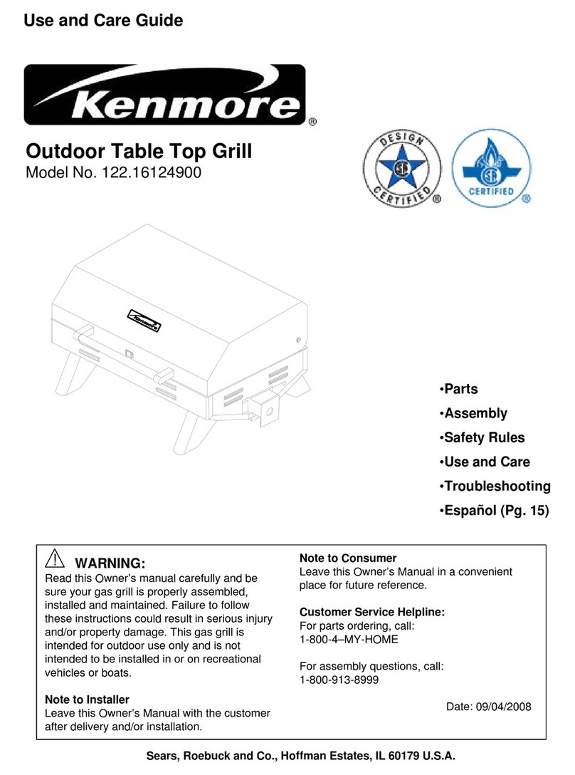 Kenmore 122.16124900 Use and care guide