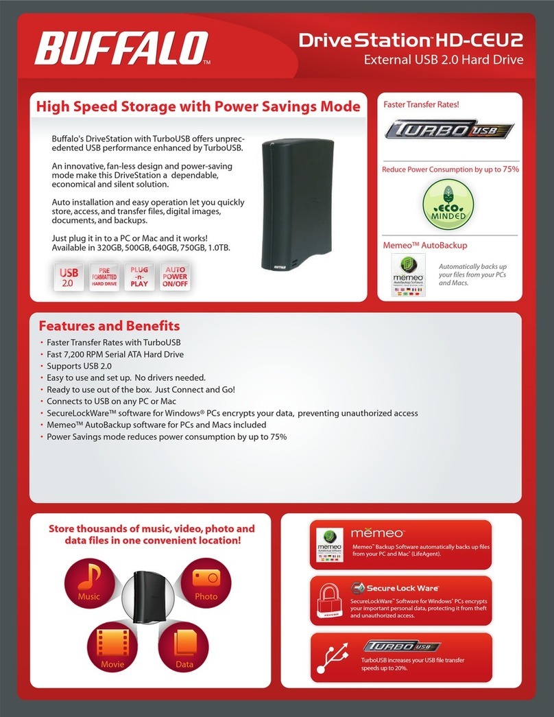 Buffalo DriveStation HD-CE320U2 Specifications