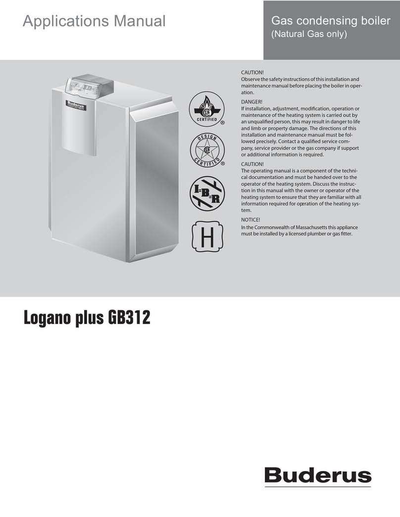 Buderus Logano plus GB312 Instructions for use