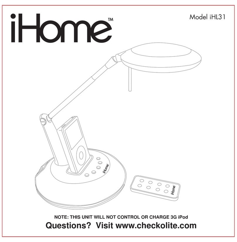 iHome iHL31 User manual