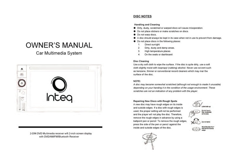 Inteq Car multimedia system owner's manual