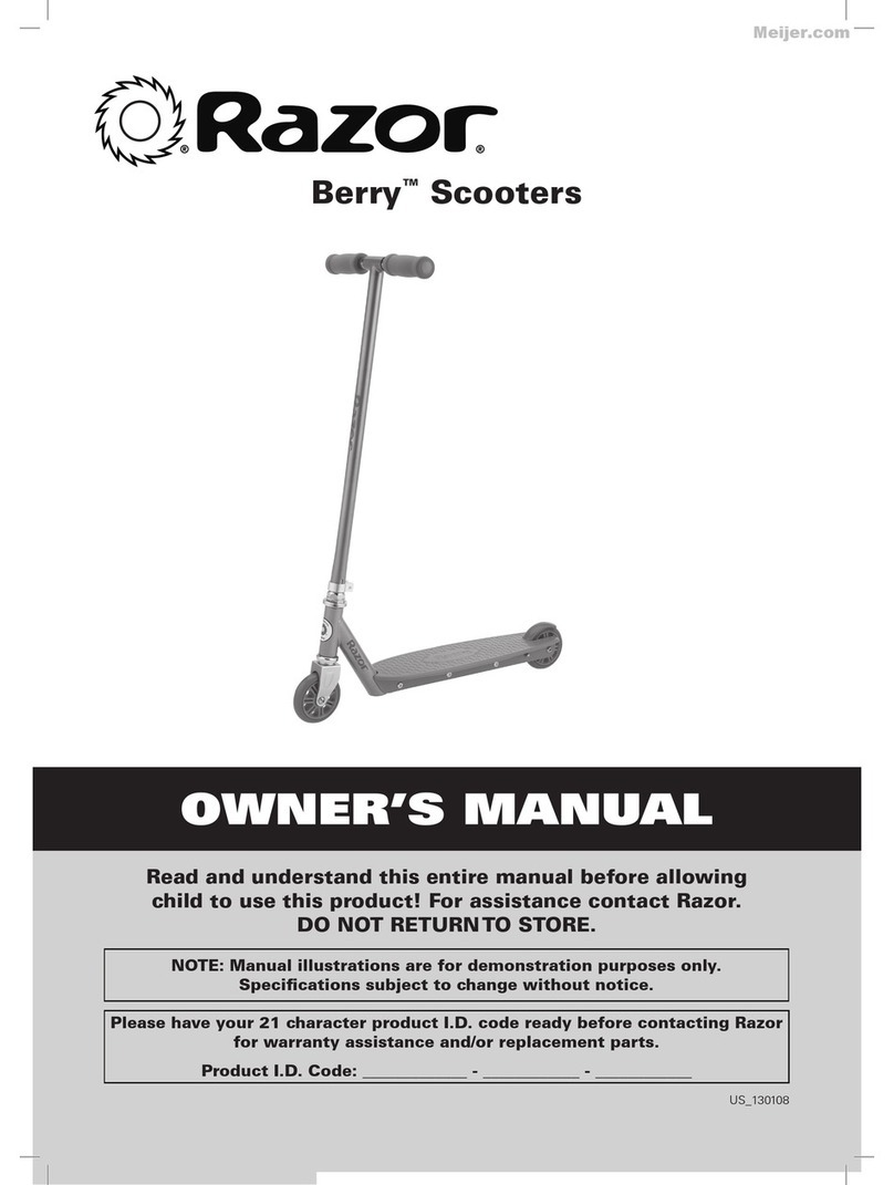Razor Berry User manual
