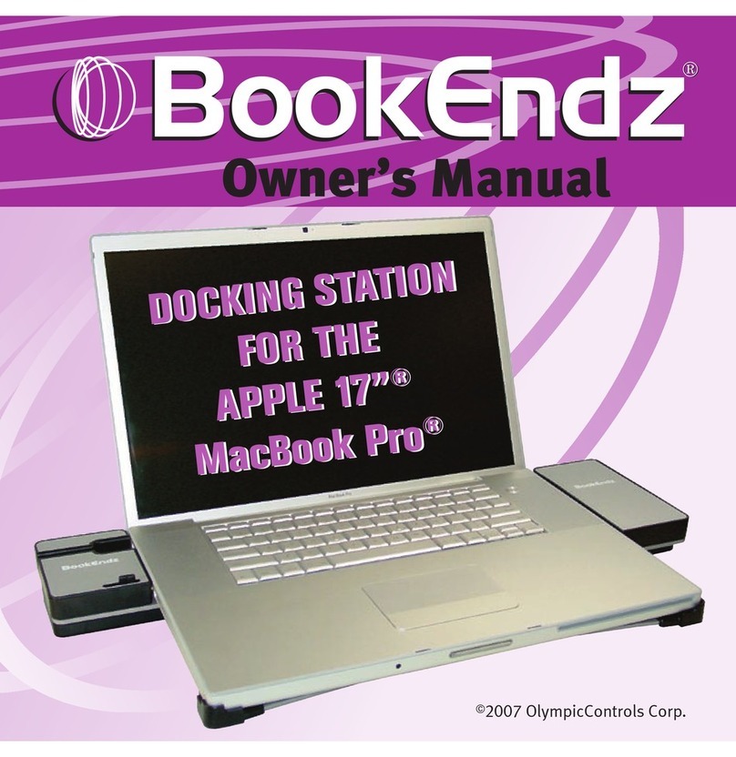 Bookendz Docking station owner's manual
