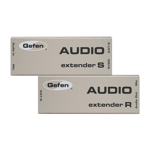 Gefen EXT-AUD -1000 user manual