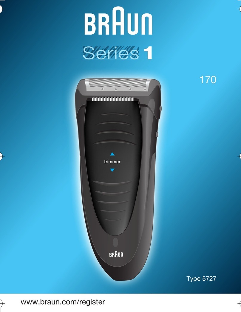 Braun Series1 170 User manual Braun Series1 170 User manual