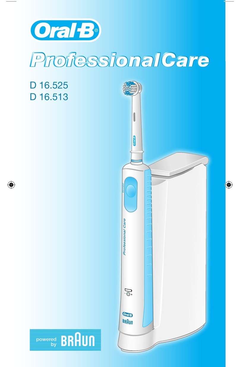 Braun Oral B D 16.525 instructions