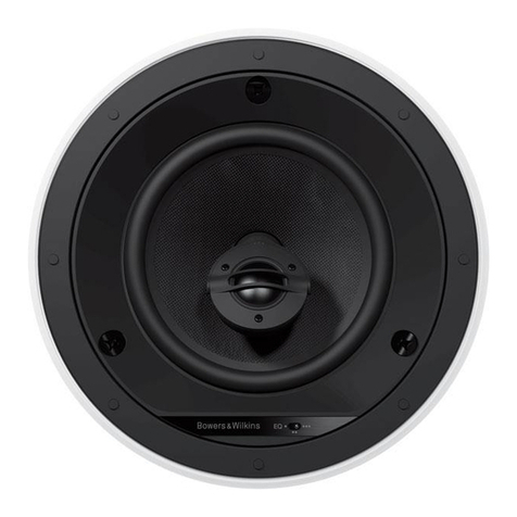 Bowers & Wilkins CCM6 User manual