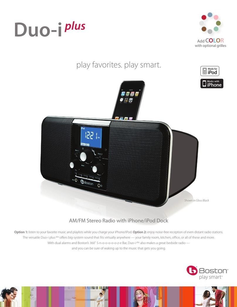 Boston Acoustics Duo-iplus Owner's manual