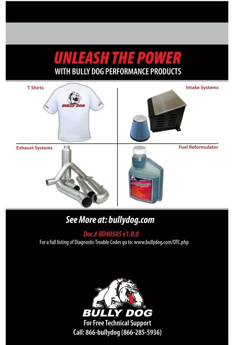 Bully Dog 40505 installation manual