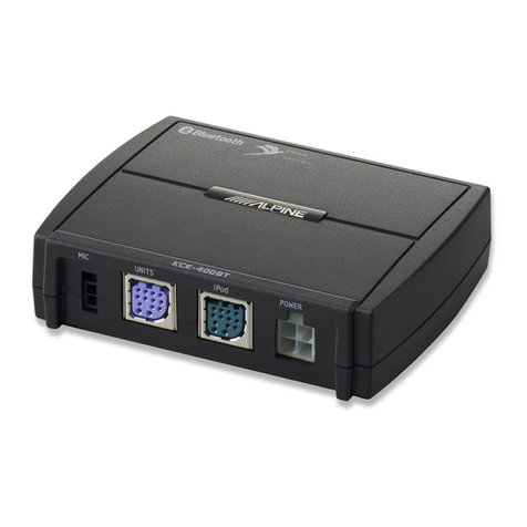 Alpine KCE-400BT User manual