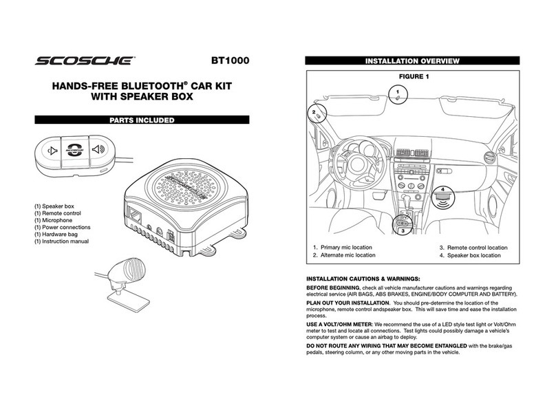 Scosche BT1000 quick guide