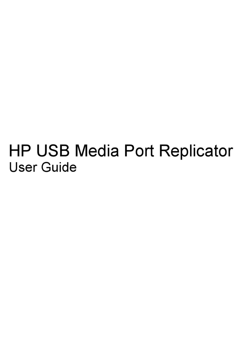 HP USB Media Port Replicator User manual