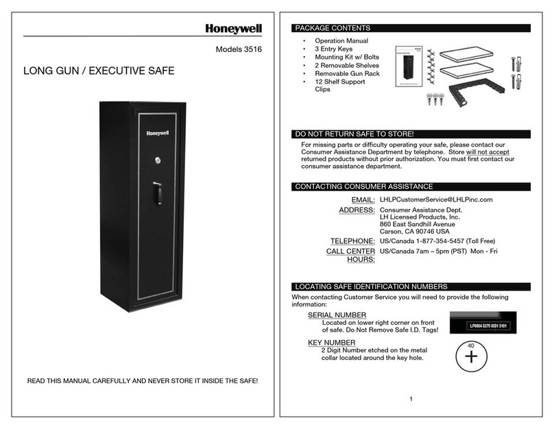 Honeywell 3516 User manual