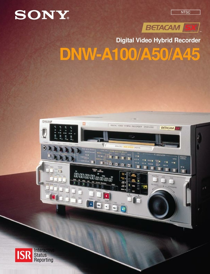 Sony DNW-A100 User manual