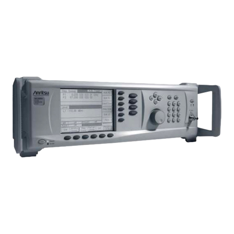 Anritsu MG3690A Instruction Manual