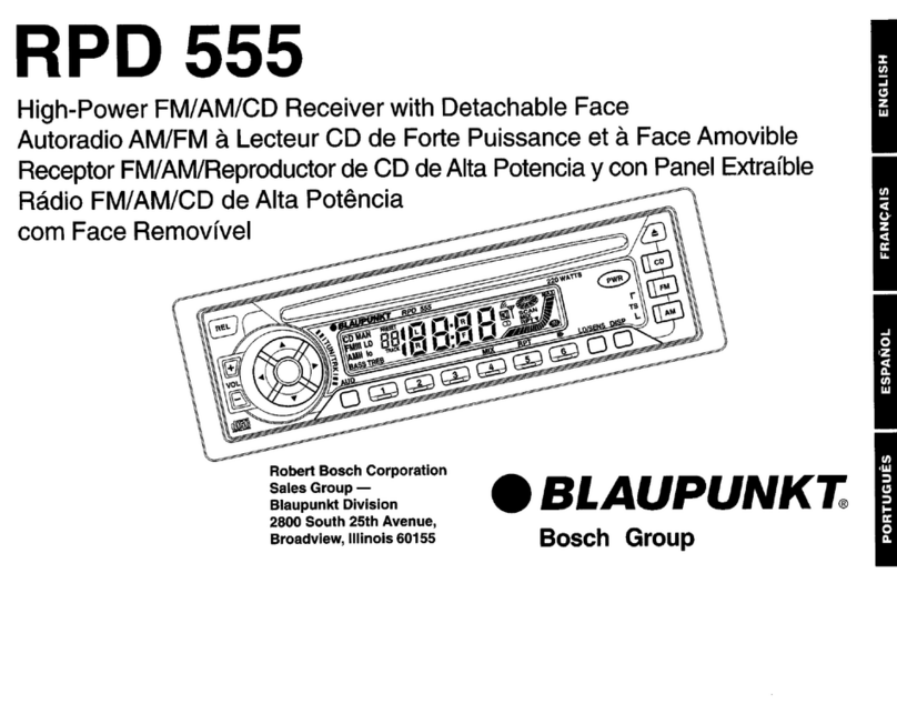 Blaupunkt RPD 555 User manual