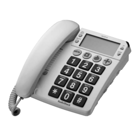 Radio Shack Big Button Phone owner's manual