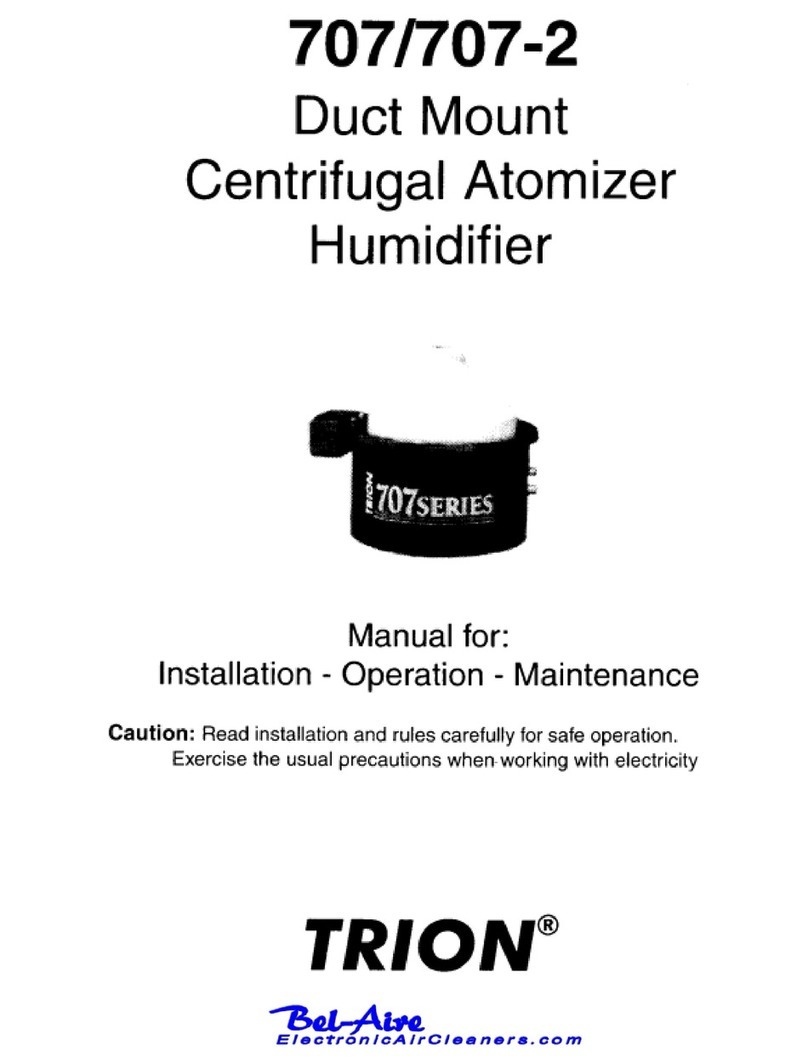 Trion Bel-Aire 707 owner's manual