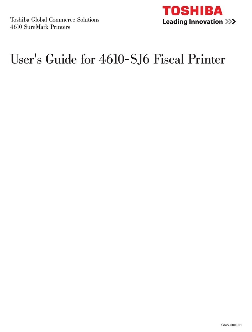Toshiba SureMark 4610-SJ6 User manual Toshiba SureMark 4610-SJ6 User manual