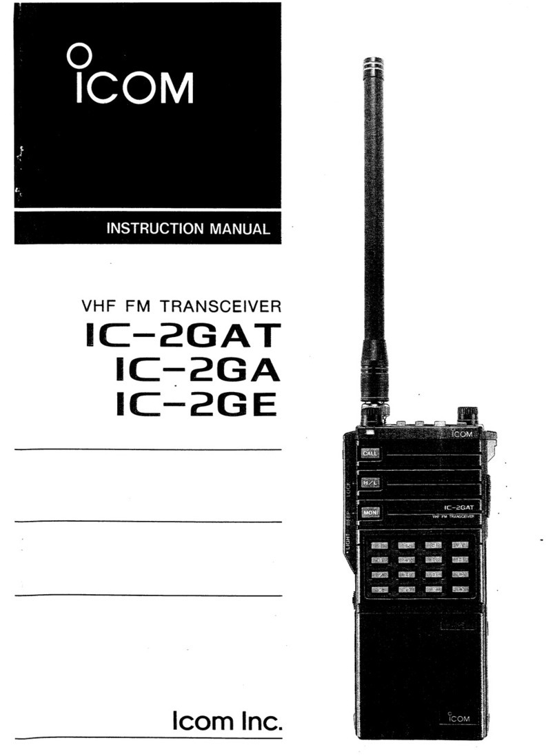 Icom IC-2GAT User manual