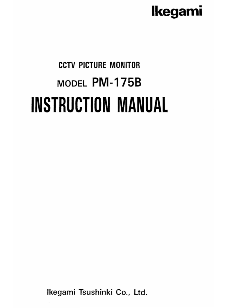 Ikegami PM-175B User manual