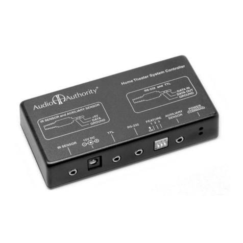 Audio Authority C-1024A User manual
