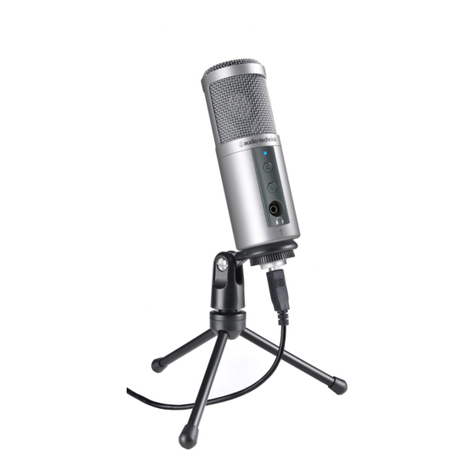 Audio Technica ATR2500-USB instruction manual