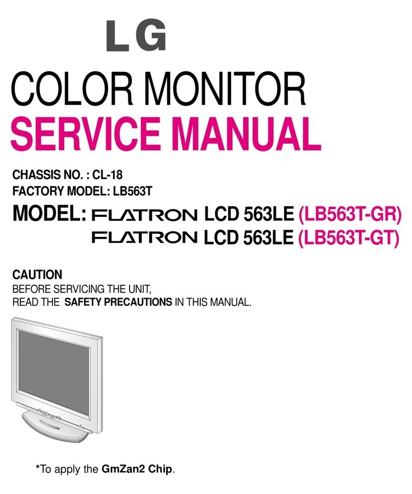 LG FLATRON LCD 563LE (LB563T-GR) User manual