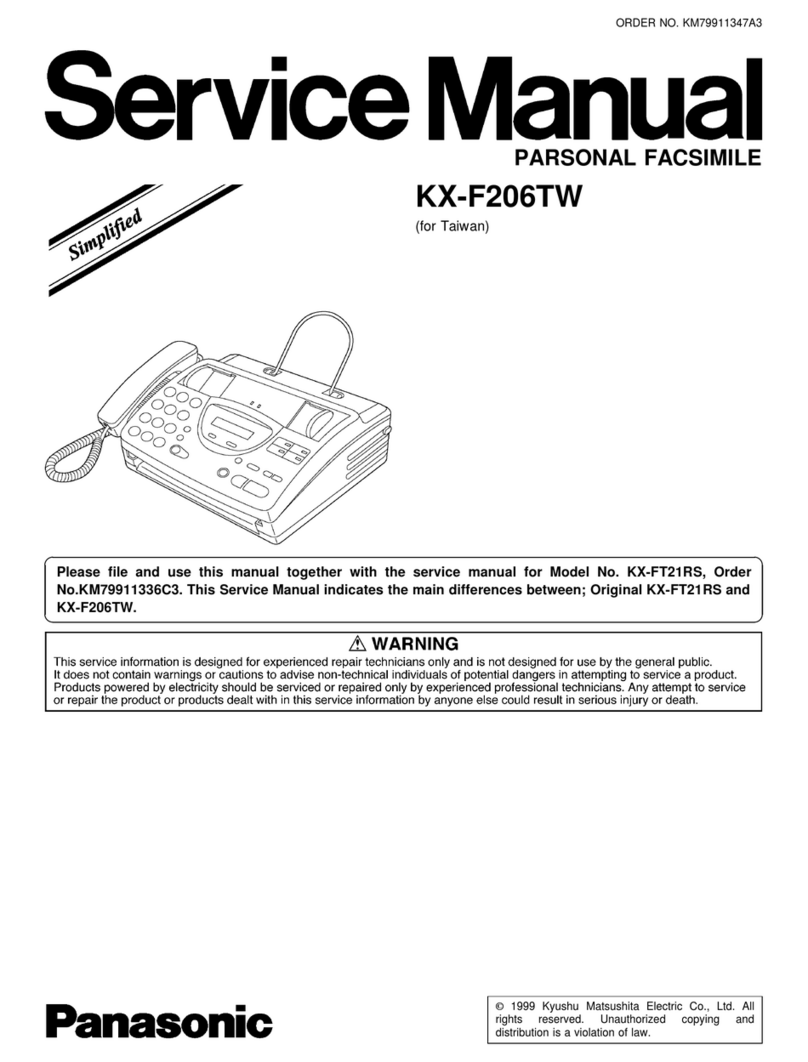 Panasonic KX-F206TW User manual