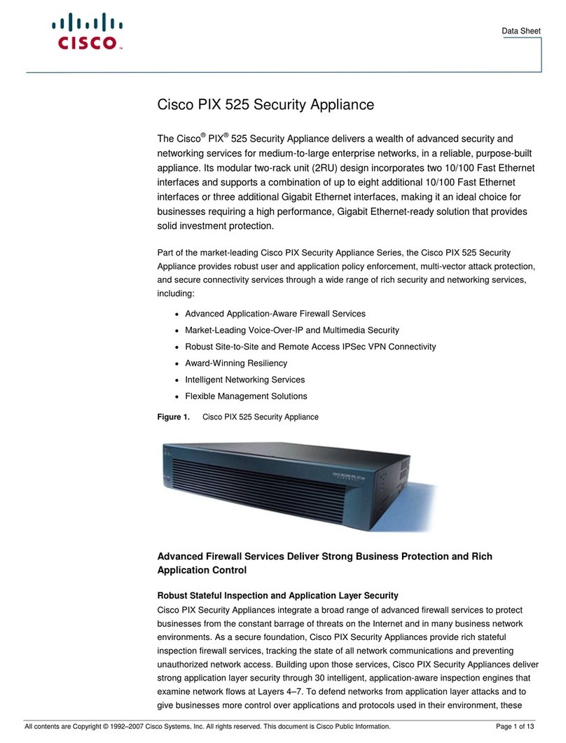Cisco PIX 525 datasheet
