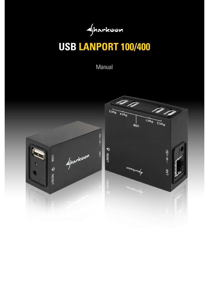 Sharkoon USB LANPORT 100 User manual
