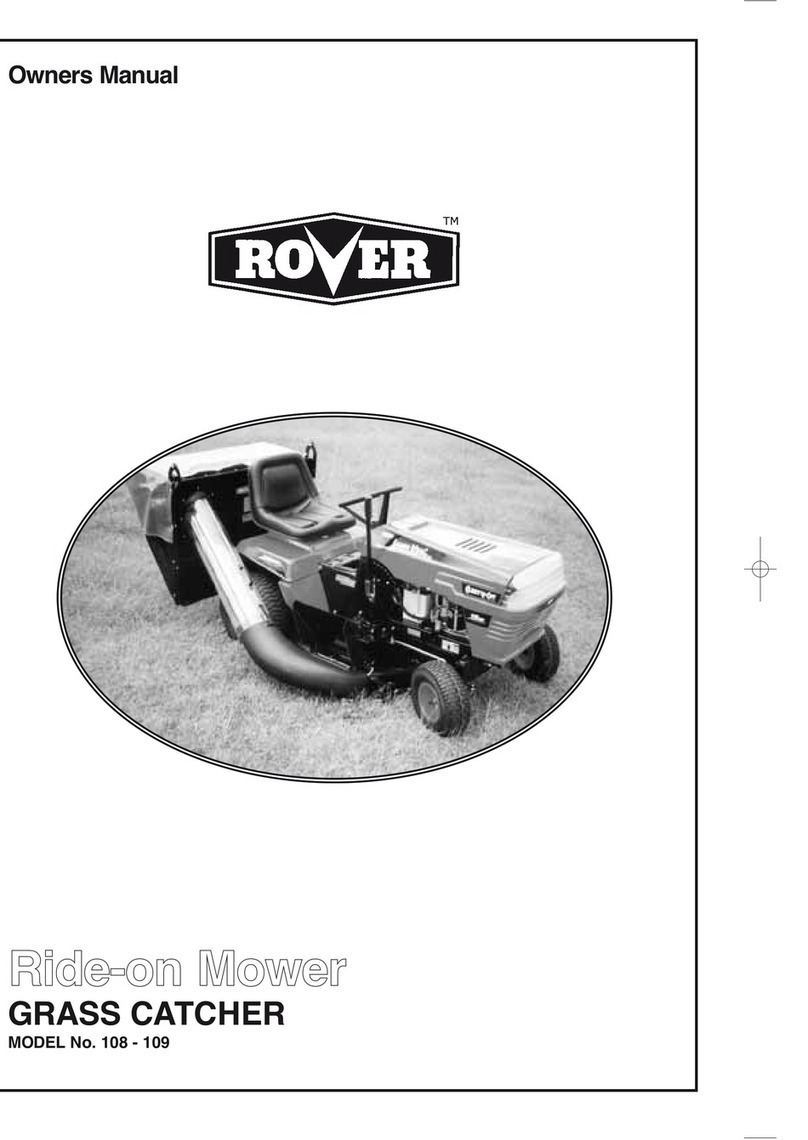 Rover 108 - 109 User manual Rover 108 - 109 User manual